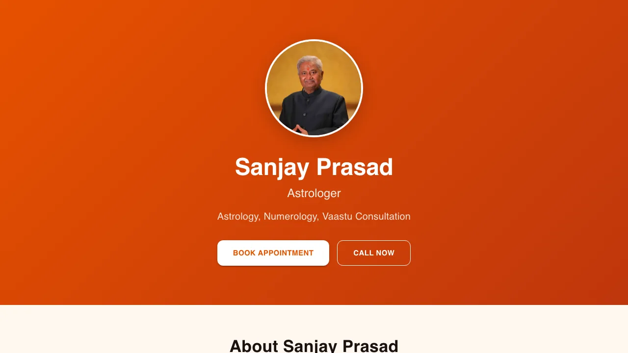 Sanjay Prasad storefront preview