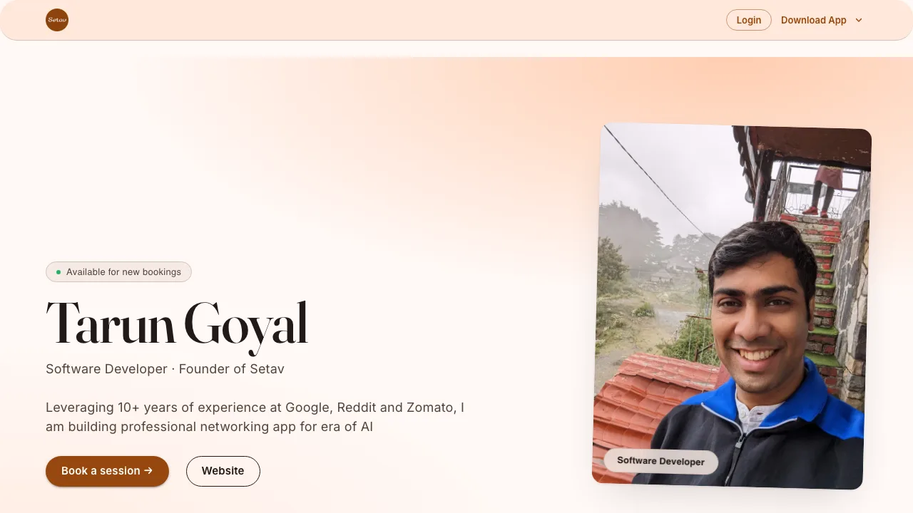 Tarun Goyal storefront preview
