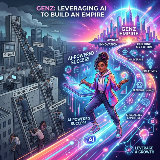 GenZ AI Career illustration